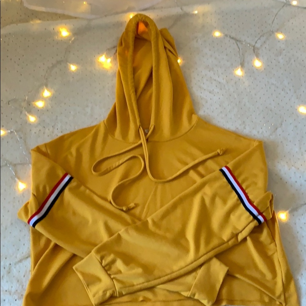 mustard yellow hoody